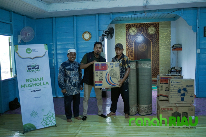 Program benah Musholla IZI Riau di daerah 3T Kabupaten Kepulauan Meranti 