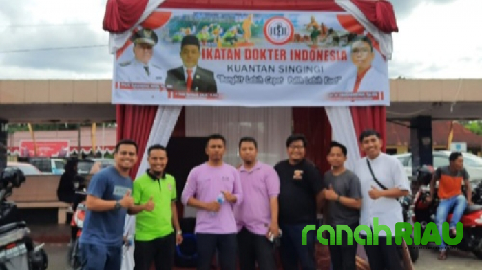 IDI Kuansing Berikan Pelayanan Kesehatan Secara Gratis Selama FPJ di Teluk Kuantan