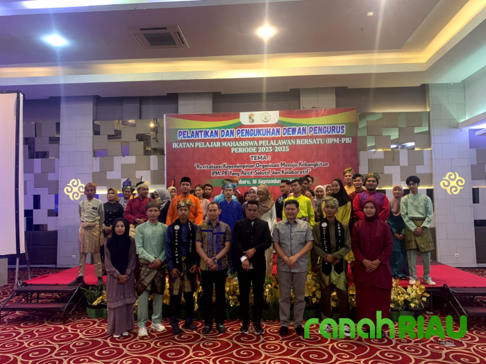 Pelantikan pengurus Pelajar Mahasiswa Pelalawan Bersatu, Ketua Umum: Kita siap Berkolaborasi