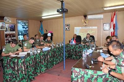 Pertemuan Logistik Unifil di Markas Indobatt 