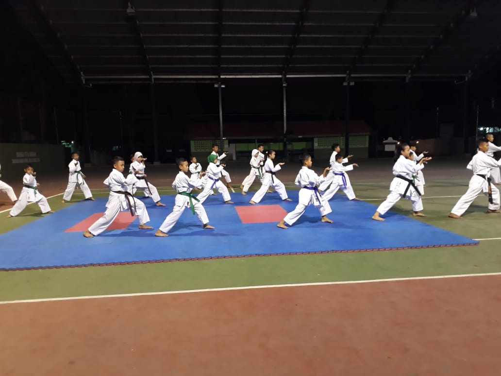 , Persiapkan Upacara Penutupan, Satgas TMMD Latih Karate Siswa