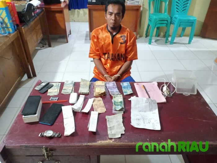 Polsek Kuantan Mudik Tangkap Pelaku Togel