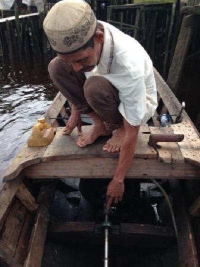 Pergi Berlebaran, Seorang Bocah Tewas Terbentur Mesin Kapal di Gaung Inhil