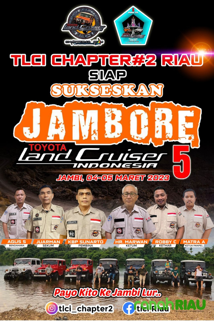 Ketua Umum TLCI Chapter#2, HM Raja Marwan : Riau siap sukseskan Jambore Nasional