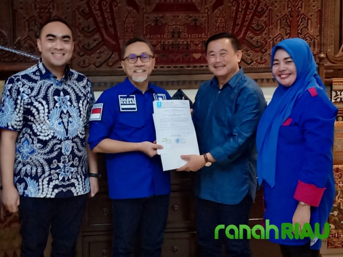 Terima SK DPP PAN, Paslon HK Siap Berlayar Untuk Kuansing Maju