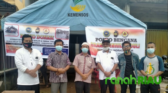 Pembina YVB, Ketua Kadin dan Kapolsek Tembilahan Hulu Kunjungi Pokso Donasi Granat Inhil
