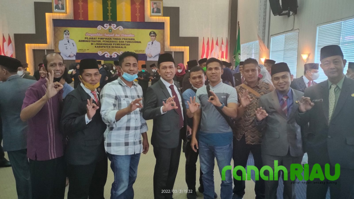 Usai Dilantik, Rinto: Terima Kasih Bupati Bengkalis