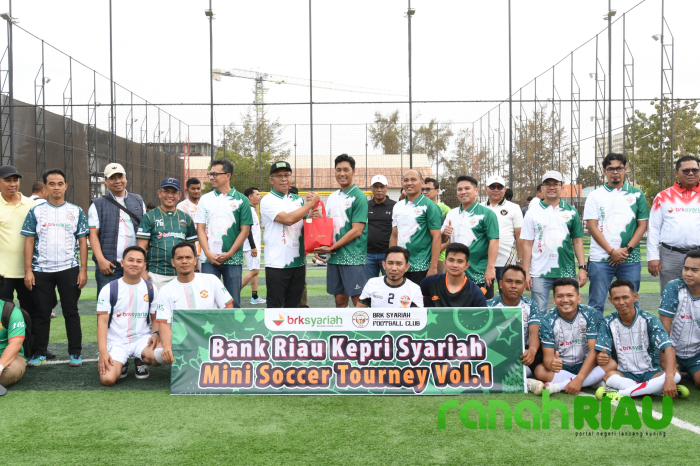 Tekankan Soliditas, BRK Syariah gelar Turnamen Mini Soccer Wilayah Kepri
