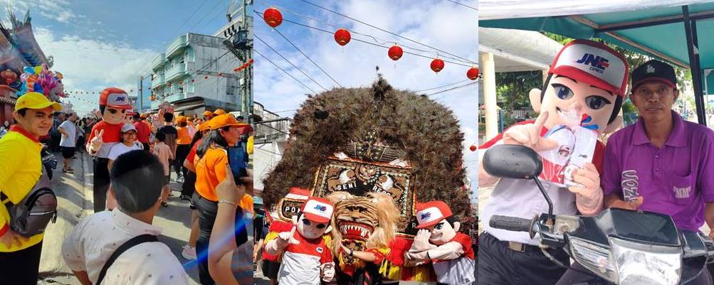 JNE Pekanbaru antarkan kebahagiaan dalam Festival Cian Cui