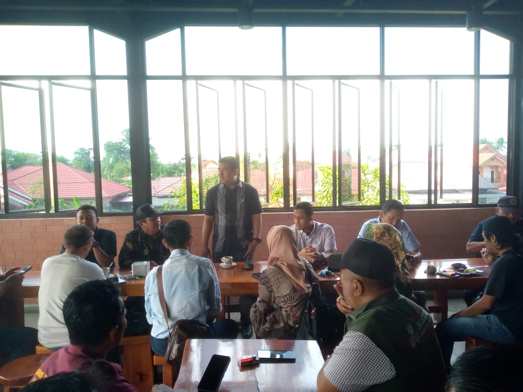 Jalinkan Silaturahmi, Kasi P2 Bea Cukai Bengkalis Gelar Coffe Morning Bersama Wartawan