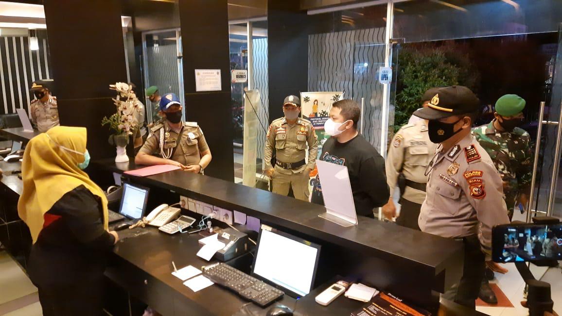 Gelar KRYD, Polsek Mandau Berikan Himbauan Kepada Masyarakat