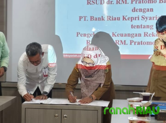 Dorong Digitalisasi Keuangan Daerah, BRK Syariah dukung RSUD dr. RM Pratomo terapkan SIPD-E BLUD