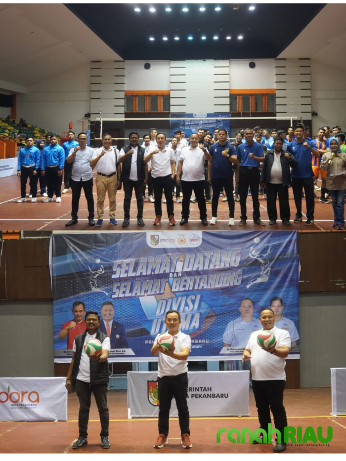 Jaring Atlet Berprestasi, 18 klub Berlaga di Kejuaraan Bola Voli Divisi Utama Pekanbaru