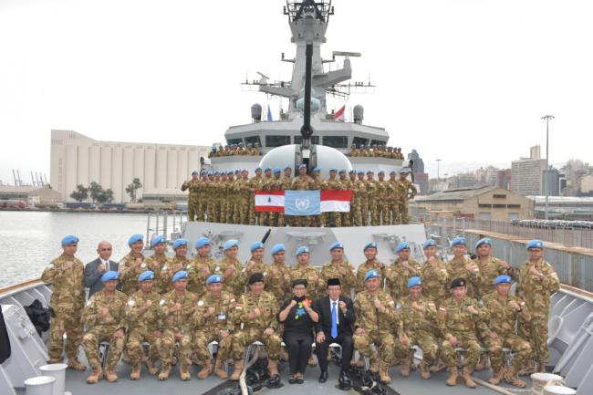 Menlu RI Kunjungi Satgas MTF TNI Konga XXVIII-J/Unifil