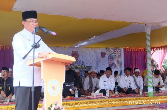 Haul Akbar Syekh Abdul Qadir Al-Jailani, Bupati Inhil Kenang Masa 1 Tahun Silam