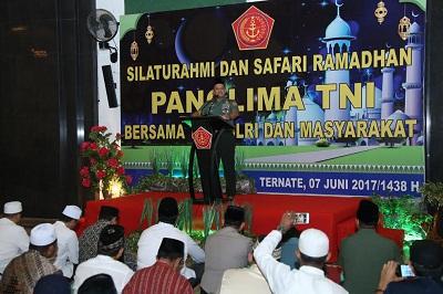Panglima TNI :  TNI Tetap Bersatu Dengan Rakyat dan Ulama Demi Keselamatan Negara