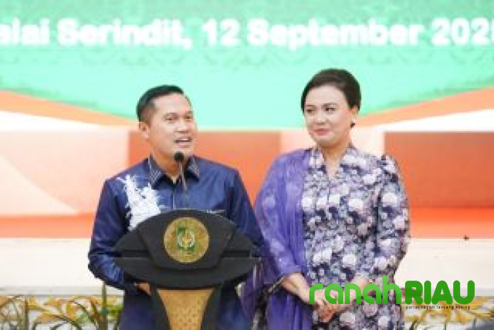 Agenda Ramah Tamah Gubri Abdul Wahid beserta Pangdam XIX Tuanku Tambusai di Gedung Daerah 