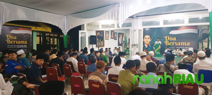 Kader Ansor Riau dan DJP panjatkan Doa kesembuhan buat David