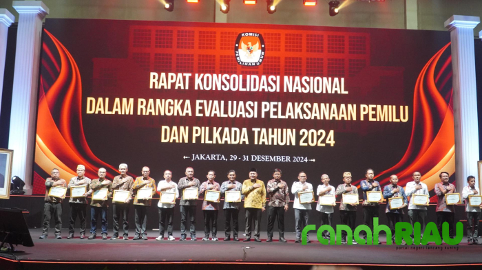 Raih Penghargaan Terbaik 1, KPU Riau: Hasil Komitmen dan Kerja Bersama 