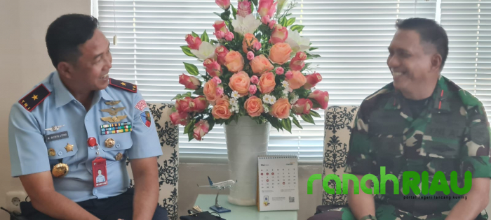 Danlanud Sam Ratulangi terima Danlantamal VIII di Mako Tentara Langit