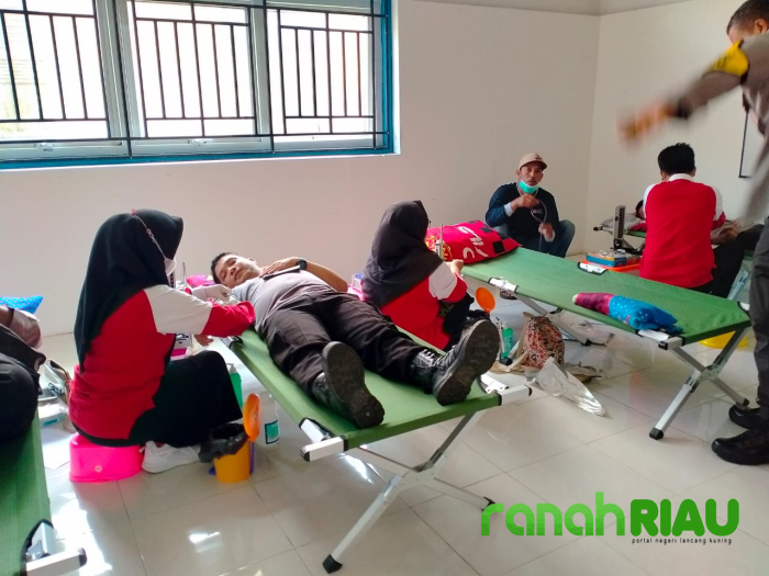  PWI Bengkalis Sukses Laksanakan Donor dan Cek Kesehatan Gratis