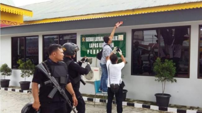 Lapas Kelas II A Gobah diberondong Peluru oleh Orang tak dikenal