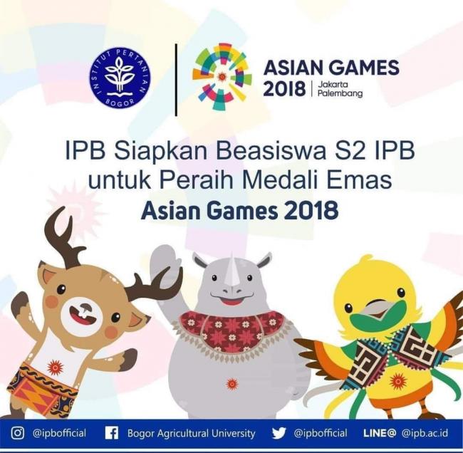 IPB Siapkan Beasiswa Bagi Peraih Medali Emas Asian Games