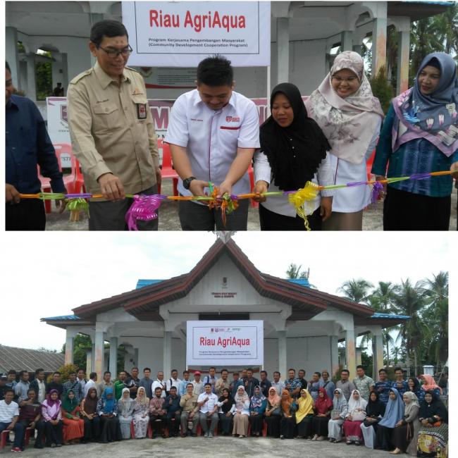 Pembukaan Acara Pelatihan air Bersih di STKIP Meranti disambut antusias warga desa