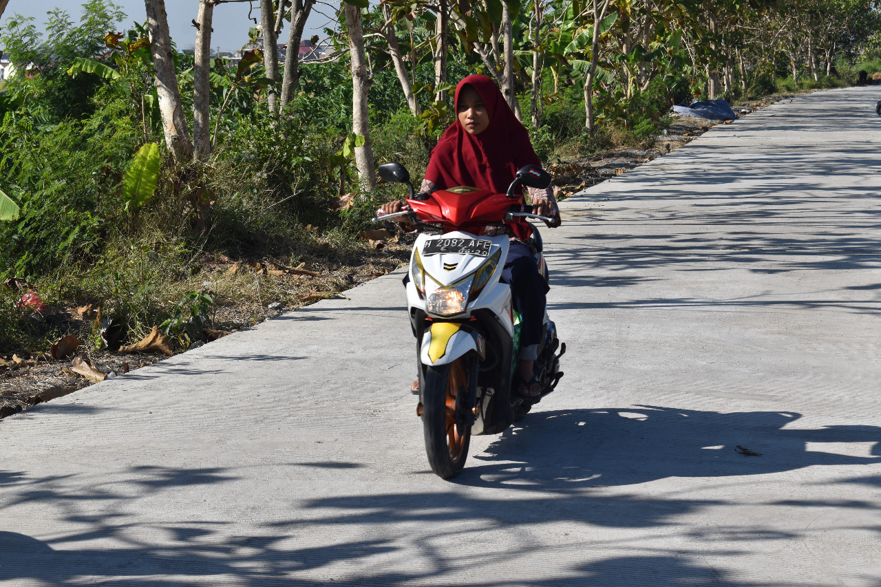 Berkat TMMD Jalan Kami Sekarang Jadi Mulus