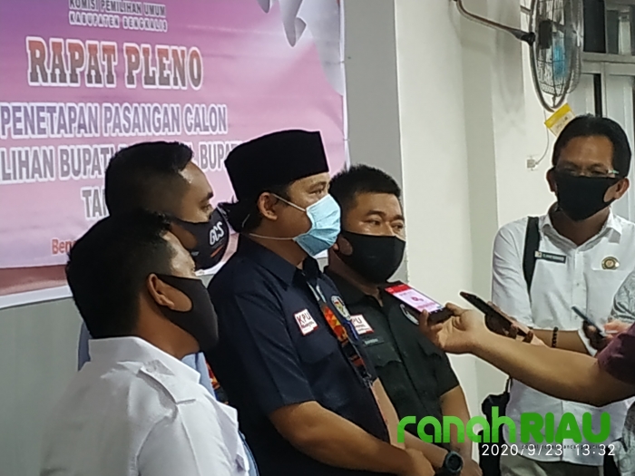 Melalui Rapat Pleno Tertutup, KPUD Telah Tetapkan Empat Paslon di Pilkada 2020 Bengkalis