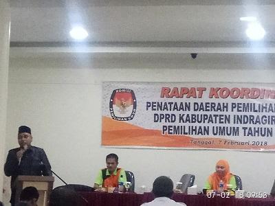 Penting..! Dapil Inhil Dipecah, Ini Lengkapnya