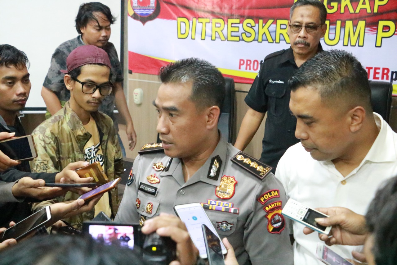 Dirkrimum Polda Banten Expose Keberhasilan Ungkap Kasus Penggelapan Tanah Waka