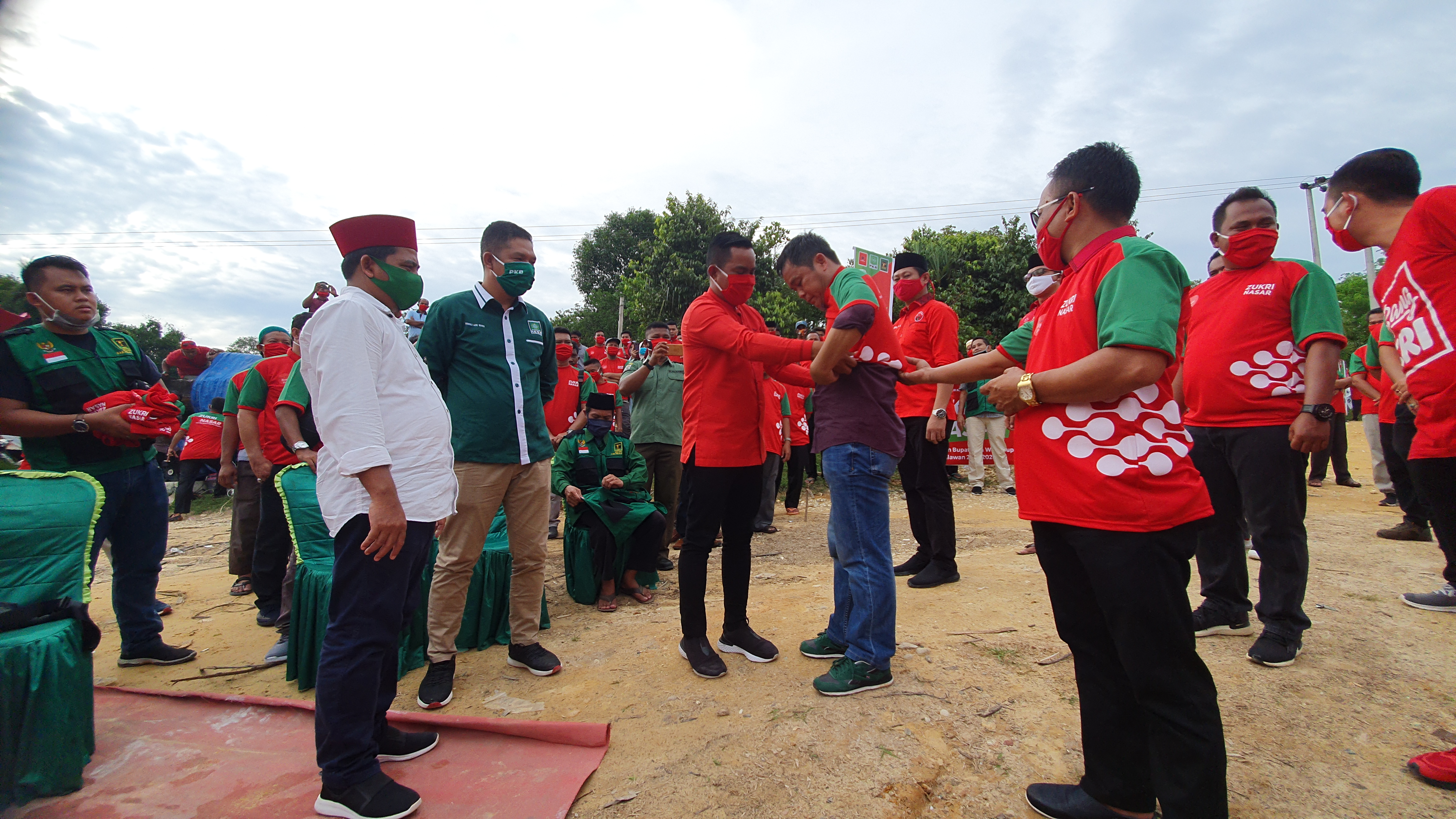 Kukuhkan Tim Pemenangan, Zukri-Nasarudin Siap Bawa Kehidupan Baru di Pelalawan