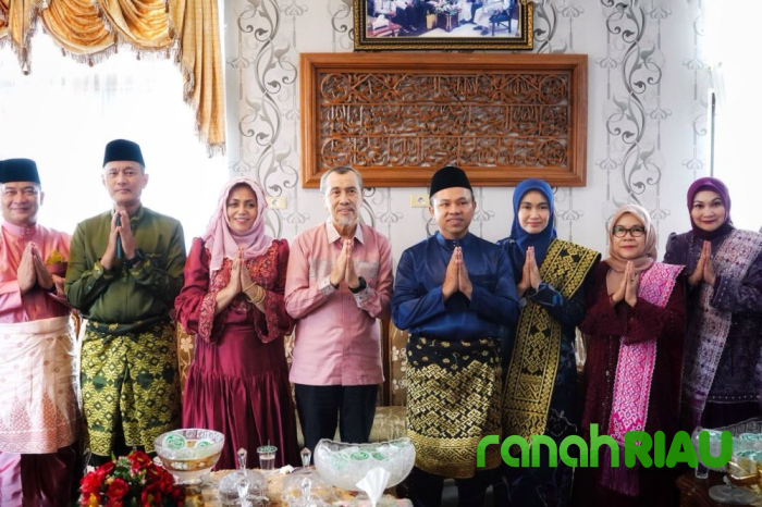 Sambut hangat kedatangan Abdul Wahid dan Rombongan, Syamsuar: Kekompakan adalah Kunci Utama