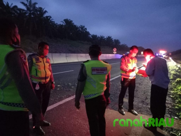 Laka Tunggal di KM 89 TOL Permai, 1 Korban Meninggal Dunia