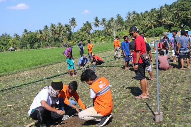 Rumah Zakat dirikan Masjid Darurat bagi korban Gempa di Lombok