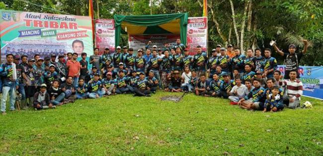 KPU Kuansing Sosialisasikan Pilgubri melalui kegiatan Mancing Mania