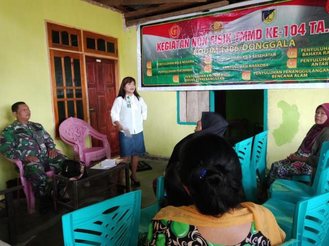 Pelda Sudiyono Dampingi Bidan Yuliana