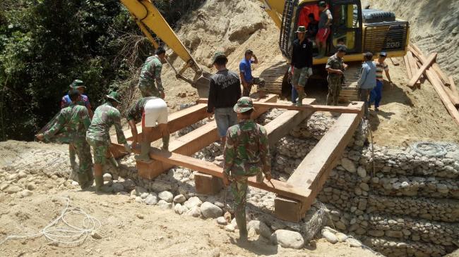 Jembatan 04 Desa Bobo Mulai Pengemalan