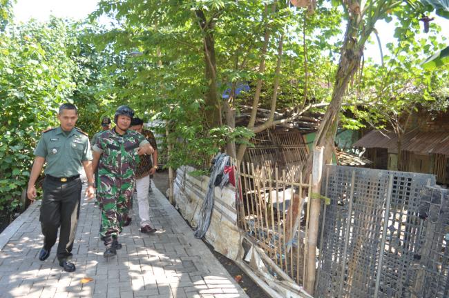Dandim Tinjau Lokasi TMMD di Kalikondang