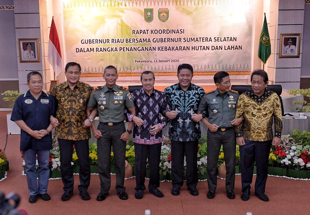 Mantap, Riau dan Sumsel sepakat bersama mengatasi Karhutla