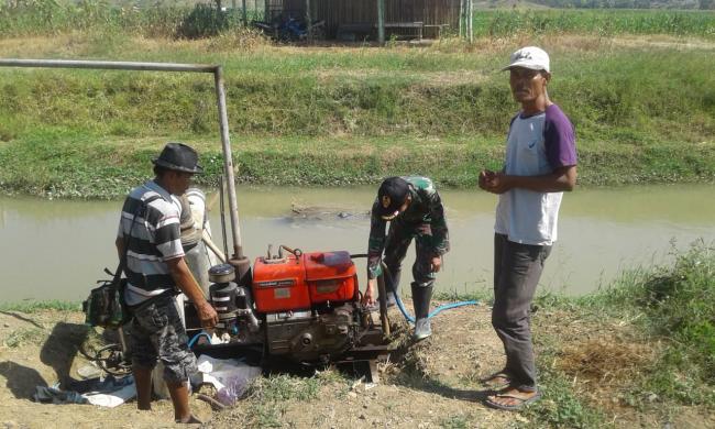  Irigasi Petani, Satgas TMMD Tegal Atur Jadwal