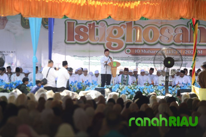 Dzikir dan Istighosah Akbar di Inhil, Abdul Wahid: Jangan sampai Hilang ditelan Globalisasi