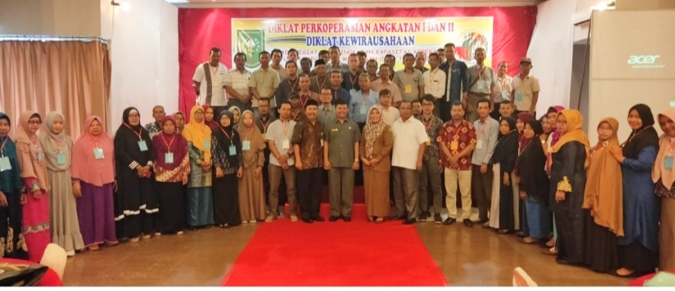 Diklat Wirausaha Resmi Dibuka Kadiskop Bengkalis