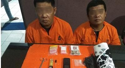 Dua Residivis Shabu Ini Tercyduk Saat Sedang Tidur..