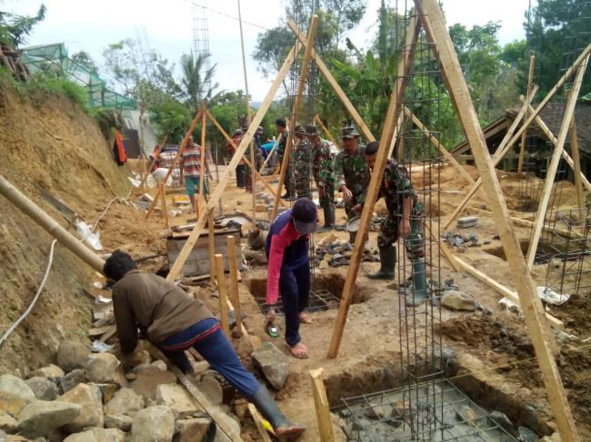  RTLH Masuk Proses Pengecoran