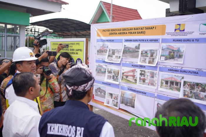Direncanakan mulai akhir Juli Mendatang, Pemerintah rampungkan Gedung Sekolah Rakyat Riau