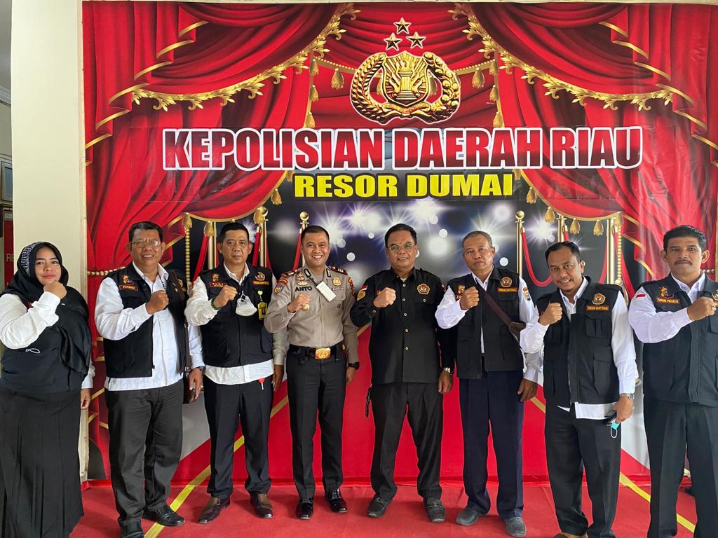 Kapolres Dumai Sambut Hangat Kunjungan Pokdarkamtibmas Riau