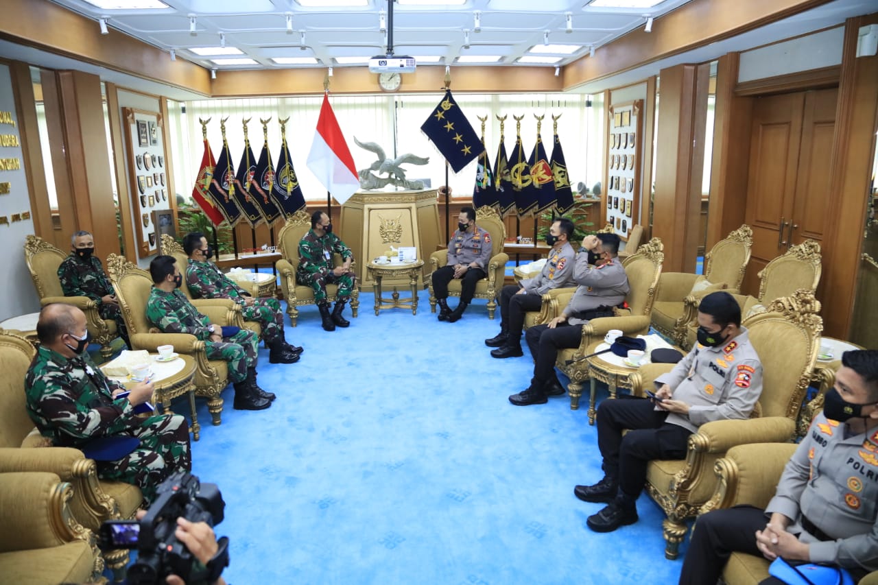 Kapolri Harap Sinergitas Dari Atas Hingga Bawah Tegakkan Disiplin Prokes Masyarakat