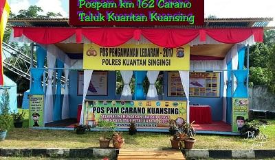 Memberi Keamanan Mudik Lebaran, Polres Kuansing siapkan Pospam